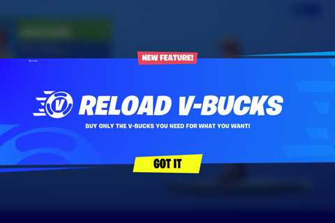 Reload V-Bucks feature enabled in Germany - Free Game Guides