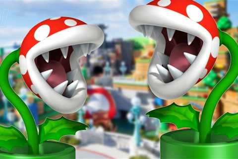 Piranha Plants Take Up Residence At Super Nintendo World In Hollywood