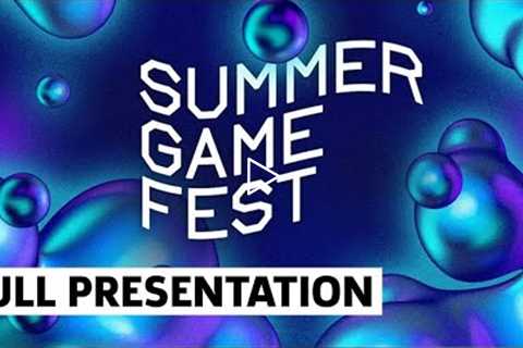 Summer Game Fest 2022 Full Presentation