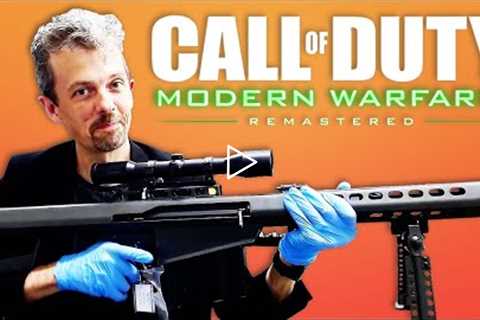 Firearms Expert Reacts To Call Of Duty: Modern Warfare Remastered’s Guns