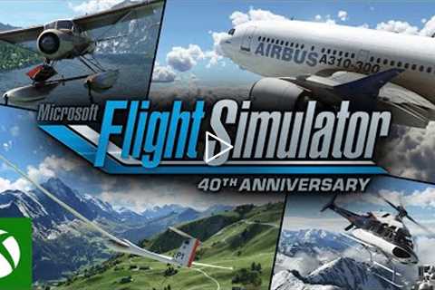 Microsoft Flight Simulator - 40th Anniversary Announce - 4K - Xbox & Bethesda Games Showcase..