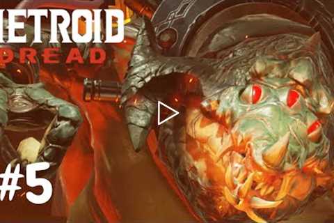 Metroid Dread Game Play Walk Through Nintendo Switch  Kraid Boss Fight Part 5