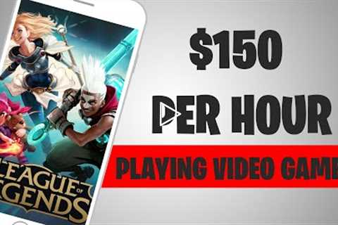 EARN $150 PER HOUR PLAYING VIDEO GAMES (Make Money Online)