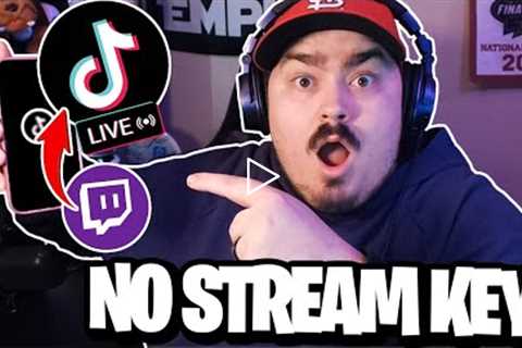 Stream on TikTok LIVE with NO STREAM KEY!! Works for PC or Console!!