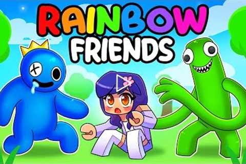 Playing RAINBOW FRIENDS in Roblox!