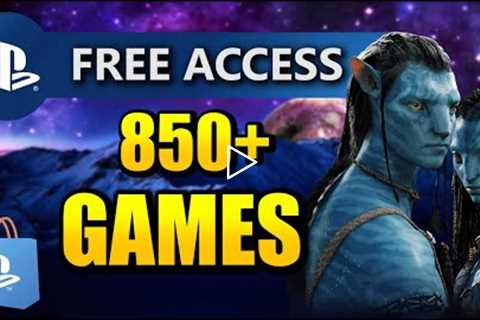 How to ACCESS 850+ AAA Playstation Games for FREE! (PS4/PS5)