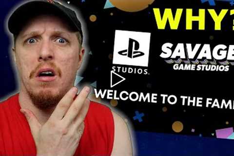 Sony PlayStation bought a NEW STUDIO...but they make MOBILE GAMES? Lets talk SAVAGE!