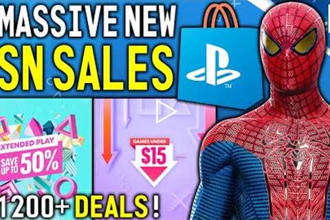 2 BIG NEW PSN SALES LIVE NOW! 1200+ Cheap PS4/PS5 Deals (PSN Extended Play + Games UNDER $15 Sales)
