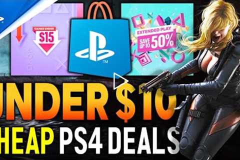 10 GREAT PSN Game Deals UNDER $10 NOW! CHEAP PS4 Games on Sale - PSN Extended Play + Under $15 Sale