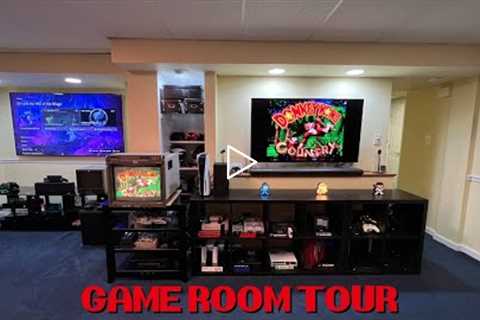 Modern and Retro GAME ROOM SETUP TOUR