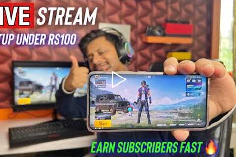 How to Live Stream BGMI on Mobile in Youtube With High Quality and without Lag