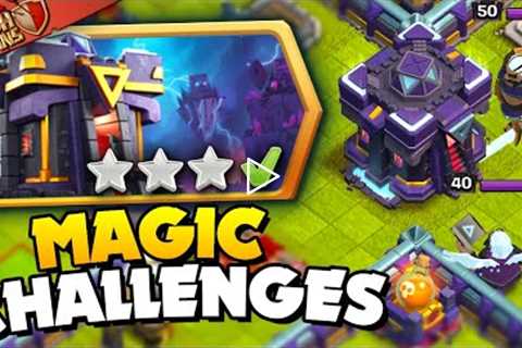 Easily 3 Star the Magic Challenges (Clash of Clans)