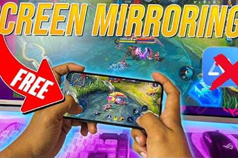 Phone Screen Mirroring in OBS FREE | ANDROID MAN YAN O IOS!