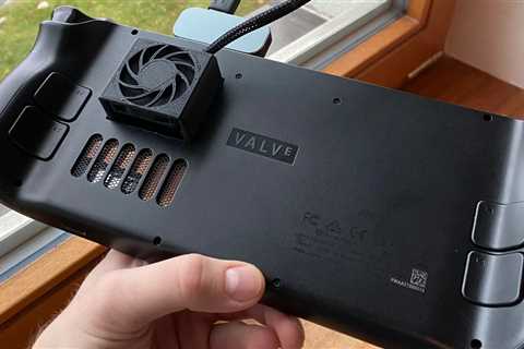 Steam Deck mod adds dinky external fan to Valve’s handheld PC