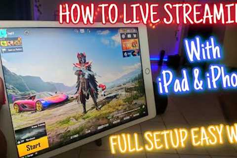 How to Live Streaming With iPad & iPhone Without Computer | Best live Streaming Application for ..