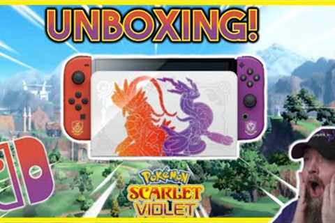 NEW Nintendo Switch Pokemon Scarlet and Violet OLED UNBOXING & Review