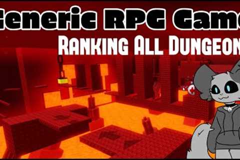 RANKING ALL Dungeon Stages In Roblox Generic RPG Game (Worst to best) #roblox #rpg #arpg #obby