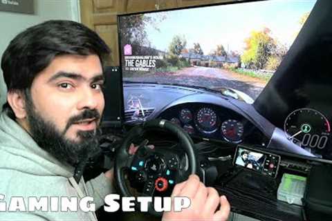 MY Gaming Setup Review and Spec''''s | Logitech G29 steering wheel with Gear Shifter