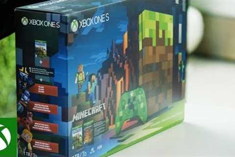 Unboxing The Xbox One S Minecraft Limited Edition Bundle