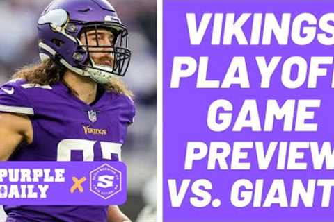 Minnesota Vikings have a PLAYOFF game atmosphere against the New York Giants