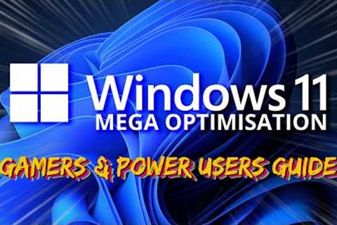 Windows 11 MEGA OPTIMIZATION Guide - Tips and tricks to speed up your PC!