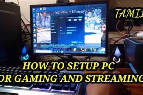 How to setup PC for gaming and streaming | Tamil #unboxing #reels #review #pcgaming pc #freefire