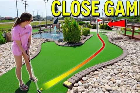 This Mini Golf Game Comes Down To The Wire