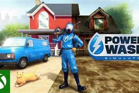 PowerWash Simulator Blue Skies Trailer | Available on Xbox and Xbox Game Pass