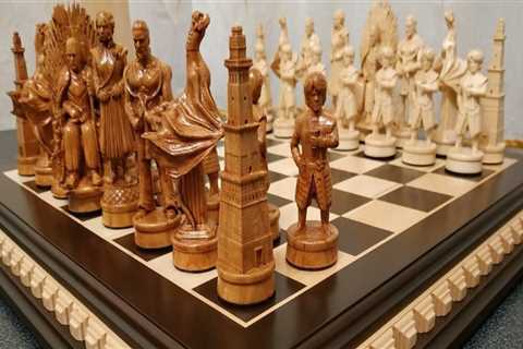 How much does a hand carved chess set cost?