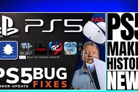 PLAYSTATION 5 ( PS5 ) - PS5 UPDATE BUG FIXES / PS5 MAKES HISTORY NOW / PLAYSTATION SALES FAIL CONTR…