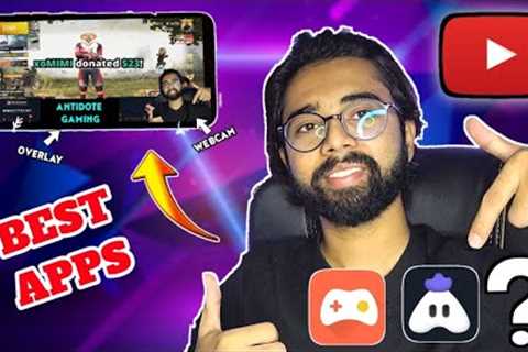 Top 3 Best Live Stream Apps Android|| Stream BGMI & FREE FIRE Without PC Like Professional..