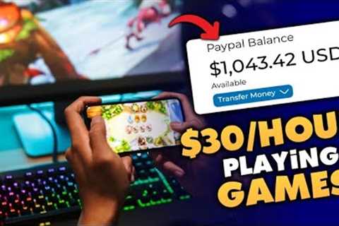 Play Games Earn Money! Get Paid $30 Per Hour Playing Games Online | Make Money Online 2023