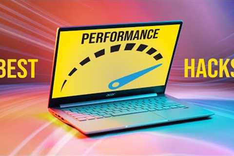 Top 5 Best Gaming Laptop Performance Hacks!