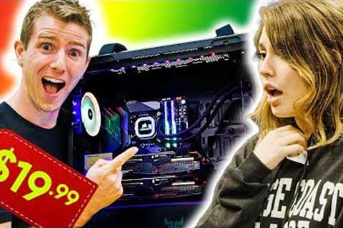 I Sold Her this $5000 Gaming PC for $20!