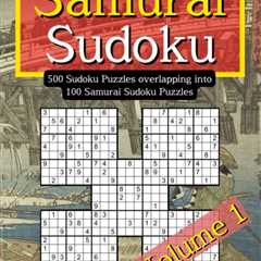 Samurai Sudoku Puzzles For Adults: 500 Sudoku Puzzle Book Review