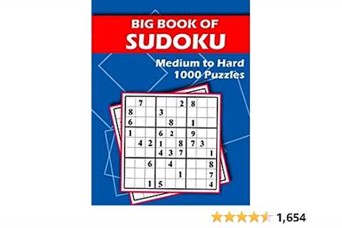 Big Book of Sudoku – Medium to Hard – 1000 Puzzles: Huge Bargain Collection of 1000 Puzzles and..