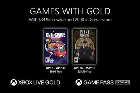 New Games with Gold for April 2023