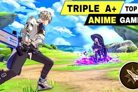 Top 12 NEW Anime Games TOP TIER LEVEL TRIPLE A Game Anime RPG & MMORPG Android iOS