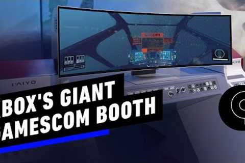 Tour the Giant Xbox Booth at gamescom 2023