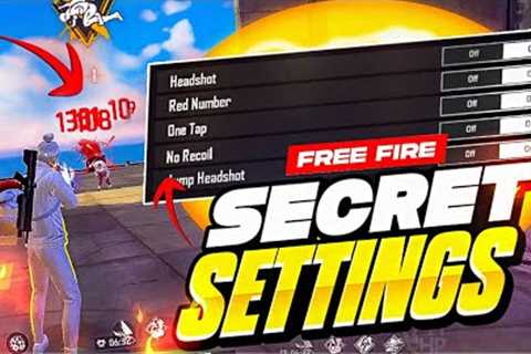 New Secret Headshot Settings 2023🔥 || Free Fire Auto Headshot Pro Tips And Tricks || FireEyes..