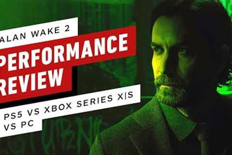 Alan Wake 2 Performance Review: PS5 vs Xbox Series X|S vs PC