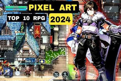 Top 10 Best PIXEL ART RPG Games 2024 for android iOS | Pixel art games 2024