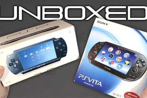 Unboxing a NEW PSP from 2005, and PS Vita from 2011