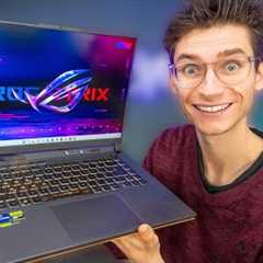 Gaming Laptops Have Gotten CRAZY Good! 🤩 Asus ROG Strix G16 2023 Unboxing & Gameplay | AD
