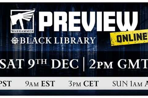 Warhammer Preview December 2023 Recap, Black Library