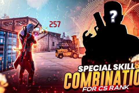 CS RANK Special Skill Combination 😱🔥 | Best Character Combination In Cs Rank | Gaming Abhirup