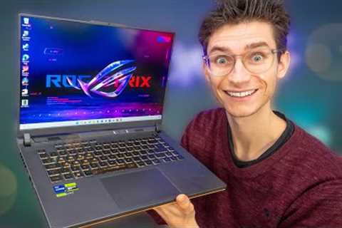 Gaming Laptops Have Gotten CRAZY Good! 🤩 Asus ROG Strix G16 2023 Unboxing & Gameplay | AD