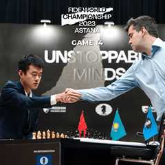 Ding Saves Game 14; Tiebreaks Will Decide World Championship