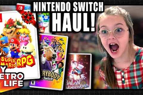 The Nintendo Switch Games HAUL of Christmas 2023 - My Retro Life