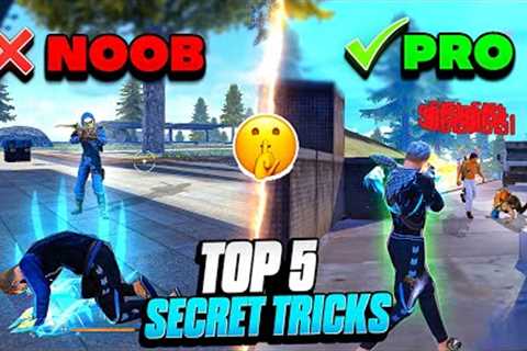 TOP 5 SECRET TRICKS 🤯 IN FREE FIRE 🔥 || PRO TIPS AND TRICKS 2024 || FIREEYES GAMING || FREE FIRE..